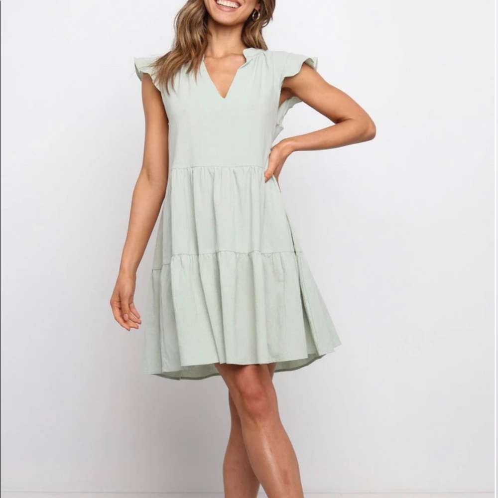 Petal and Pup Ezria dress -Sage.